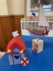 Fabulous beach hut and yacht made by Jackie N