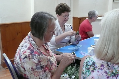 Making Lavender Baskets