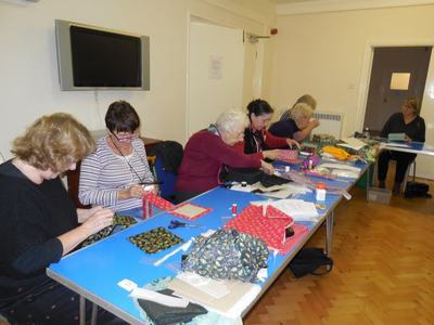 Jan P, Sue T, Valerie Cornwall and Angie