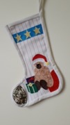 Christmas Stocking, one of the projects I did at Christmas ready for Christmas 2021 (Rosemary)