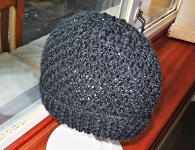 Jan Clark made this hat for friends and family for Christmas.