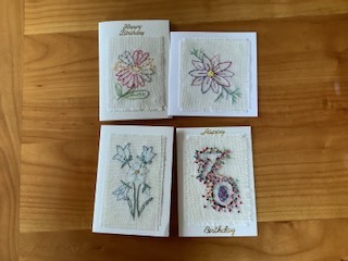 Some of the cards made by Jenny