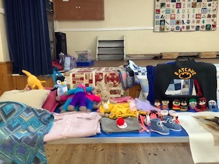 some of the fabulous items made during the last 18 months, taken at the Grand Show and Tell on 14 September.