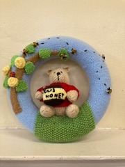 Hanging rings made by Kate Price for her grandchildren