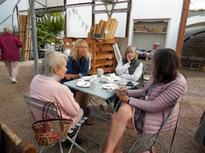 Valerie, Davina, Ann and Evelyn