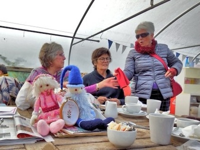 Jenny, Christine and Sylvia