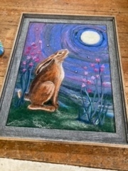 Lovely felted picture made by Shiela