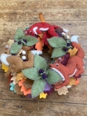 Fabulous Autumnal wreath made by Jackie
