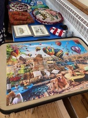Jigsaw completed by Rosemary