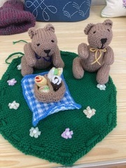 Teddy bears picnic made by Kate for her granddaughter