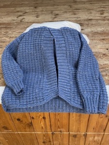 Cardigan knitted by Julie H