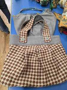 Sylvia  Made two bags using scrap fabric