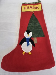 Christmas Stocking for 5th great grandchild by Jackie