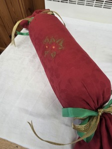 Christmas cracker cushion by Heather