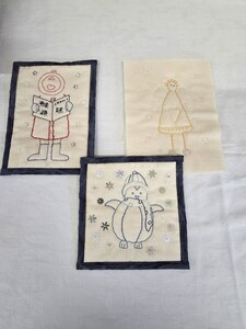 Embroidered pictures by Kate