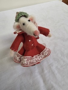 Felting workshop Christmas Mouse by Anne