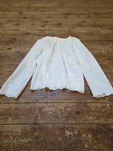 Embroidered top sewn by Evelyn