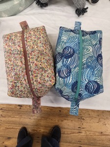 Jenny C and Evelyn - bags created at a workshop at Teme Valley