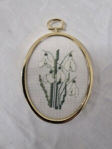 Kate - snowdrop embroidery