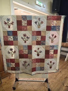 Jenny C's quilt made for home